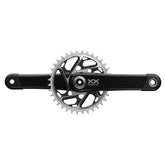 Sram Crankset Xxsl Eagle Q174 55Mm Chainline Dub Black 34T T-Type (Bb Not Included) 2022